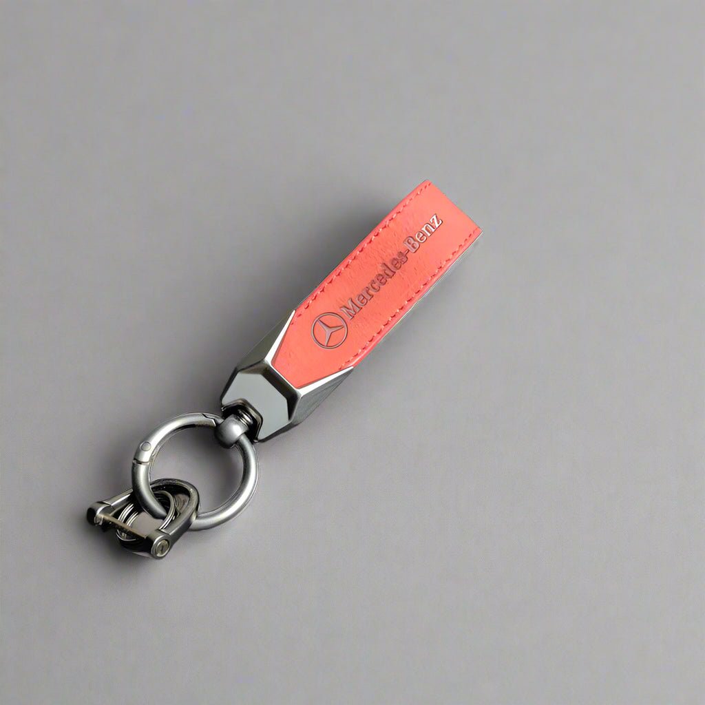 Mercedes Leather Keychain - MicroWheels